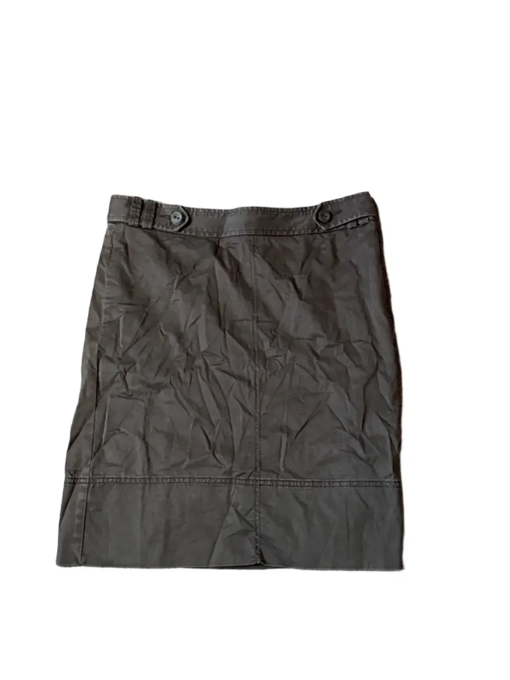 Fossil Brown Skirt SIZE 6 Button Detail Casual Chic